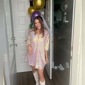 SLA the label Ibiza shirt dress